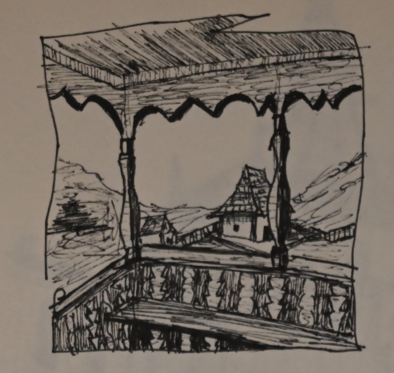 Sketchbook study 12 by Philip Hossu.
