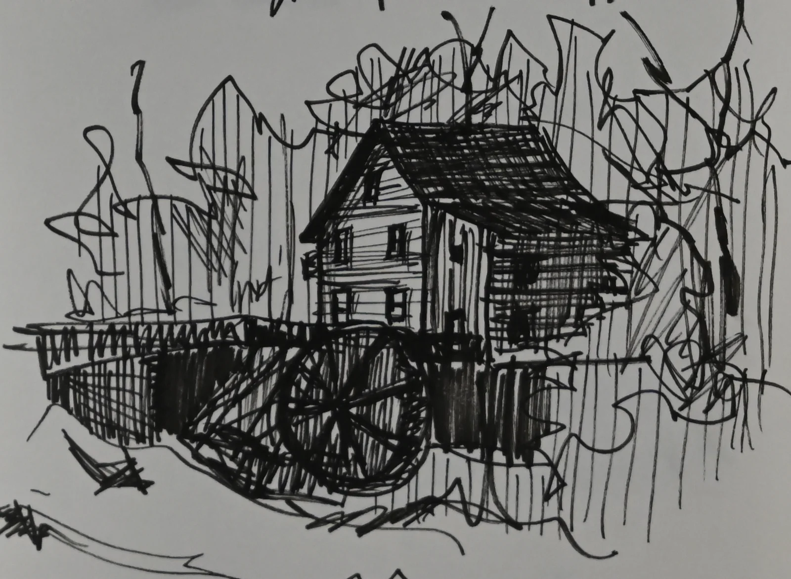 Sketchbook study 18 by Philip Hossu.